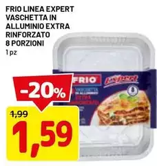 Frio - Linea Expert Vaschetta In Alluminio Extra Rinforzato 8 Porzioni Frio - Linea Expert Vaschetta In Alluminio Extra Rinforzato 8 Porzioni