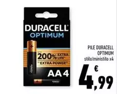 Duracell - Pile Optimum