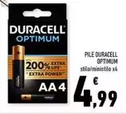 Duracell - Pile Optimum