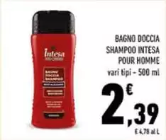 Intesa - Bagno Doccia Shampoo Pour Homme Intesa - Bagno Doccia Shampoo Pour Homme