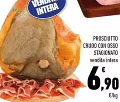 Prosciutto Crudo Con Osso Stagionato