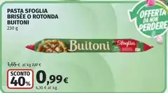 Buitoni - Pasta Sfoglia Brisee O Rotonda