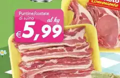 Puntine/Costate Di Suino Puntine/Costate Di Suino