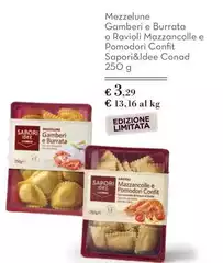 Cucina e Sapori - Mezzelune Gamberi E Burrata O Ravioli