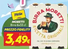 Moretti - Birra 6x33 Cl