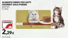 Gourmet Purina - Alimento Umido Per Gatti Gold