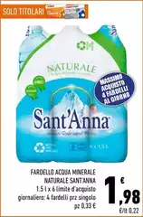 Sant'anna - Fardello Acqua Minerale Naturale