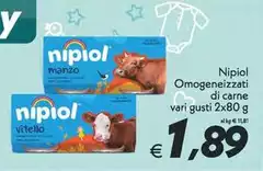 Nipiol - Omogeneizzati Di Carne Nipiol - Omogeneizzati Di Carne