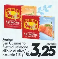 Auriga - San Cusumano Filetti Di Salmone All'Olio Di Oliva/ Naturale