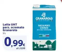 Granarolo - Latte UHT Parz. Scremato Granarolo - Latte UHT Parz. Scremato
