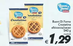 Forno bonomi - Crostatina Albicocca/Cacao