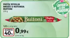 Buitoni - Pasta Sfoglia Brisee O Rotonda