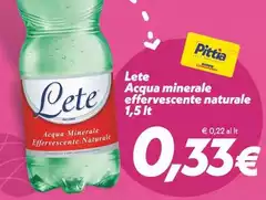 Lete - Acqua Minerale Effervescente Naturale