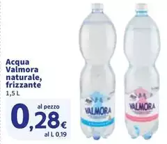Valmora - Acqua Naturale, Frizzante