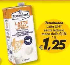Terrabuona - Latte UHT Senza Lattosio Meno Dello 0,1%
