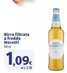 Moretti - Birra Filtrata A Freddo