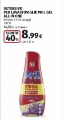 Pril - Detersivo Per Lavastoviglie Gel All In One Pril - Detersivo Per Lavastoviglie Gel All In One