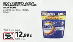 Dash - Nuovo Detersivo Liquido Per Lavatrice Concentrato