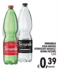 Ferrarelle - Acqua Minerale Effervescente Naturale/Maxima Frizzante Ferrarelle - Acqua Minerale Effervescente Naturale/Maxima Frizzante