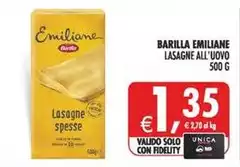 Barilla emiliane - Lasagne All'uovo