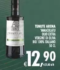 Arena - Tenute Mmaculatu Olio Extra Vergine Di Oliva Bio 100% Italiano Arena - Tenute Mmaculatu Olio Extra Vergine Di Oliva Bio 100% Italiano
