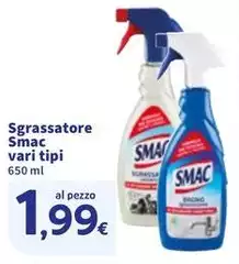Smac s.p.a. - Sgrassatore