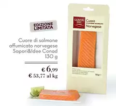 Cuore Di Salmone Affumicato Norvegese Sapori&Idee Cuore Di Salmone Affumicato Norvegese Sapori&Idee