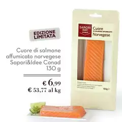 Cuore - Di Salmone Affumicato Norvegese Sapori&Idee Cuore - Di Salmone Affumicato Norvegese Sapori&Idee