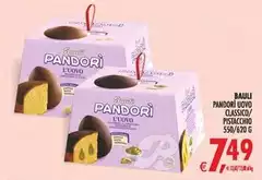 Bauli - Pandori Uovo Classico/Pistacchio