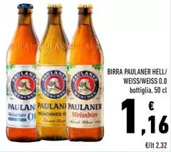 Paulaner - Birra  / Weiss/Weiss 0.0