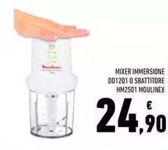 Moulinex - Mixer Immersione DD12Q10 Sbattitore HM2501