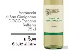 Bufferìa - Vernaccia Di San Gimignano DOCG