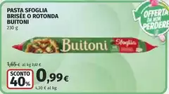 Buitoni - Pasta Sfoglia Brisee O Rotonda