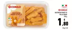 Conad - Bastoncini Panati Di Pollo Conad - Bastoncini Panati Di Pollo