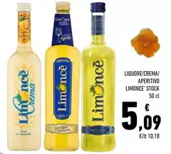 Limoncè - Liquore/Crema/Aperitivo Limonce'Stock