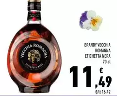 Vecchia romagna - Brandy Etichetta Nera
