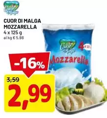 Cuor di malga - Mozzarella Cuor di malga - Mozzarella
