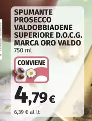 Valle oro - Spumante Prosecco Valdobbiadene Superiore D.O.C.G. Valle oro - Spumante Prosecco Valdobbiadene Superiore D.O.C.G.