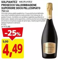 Solpiantez - Prosecco Valdobbiadene Superiore DOCG Millesimato Solpiantez - Prosecco Valdobbiadene Superiore DOCG Millesimato