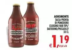 Agromonte - Salsa Pronta Di Pomodoro Ciliegino