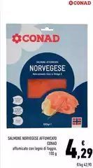 Conad - Salmone Norvegese Affumicato