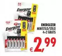 Energizer - Ministilo/Stilo 4+2 Gratis Energizer - Ministilo/Stilo 4+2 Gratis
