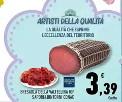 Sapori - Bresaola Della Valtellina IGP &Dintorni