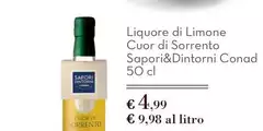 Liquore Di Limone Cuor Di Sorrento Sapori&Dintorni