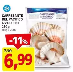 Cappesante Del Pacifico 1/2 Guscio Cappesante Del Pacifico 1/2 Guscio