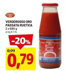 Verderosso oro - Passata Rustica