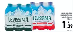 Levissima - Fardellino Acqua Minerale Levissima - Fardellino Acqua Minerale