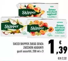 Zuegg - Succo Skipper Senza Zuccheri Aggiunti