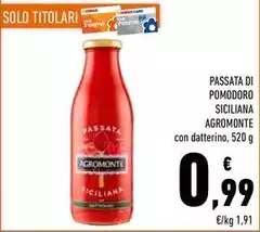 Agromonte - Passata Di Pomodoro Siciliana