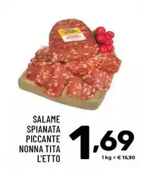 Nonna tita - Salame Spianata Piccante Nonna tita - Salame Spianata Piccante